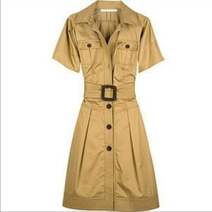 Diane Von Furstenberg Trinia Safari Shirt Dress